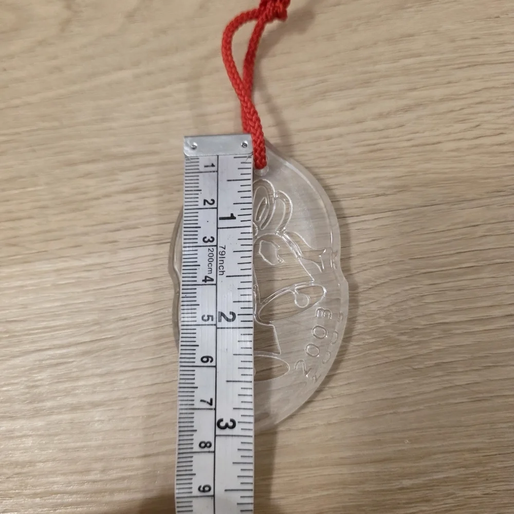Vintage Waterford Clear Crystal 2003 Christmas Bells Holiday‎ Ornament